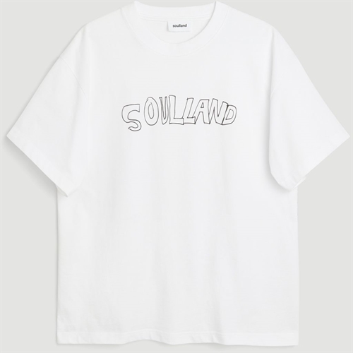 SOULLAND KAI ROBERTA T-SHIRT VIT 